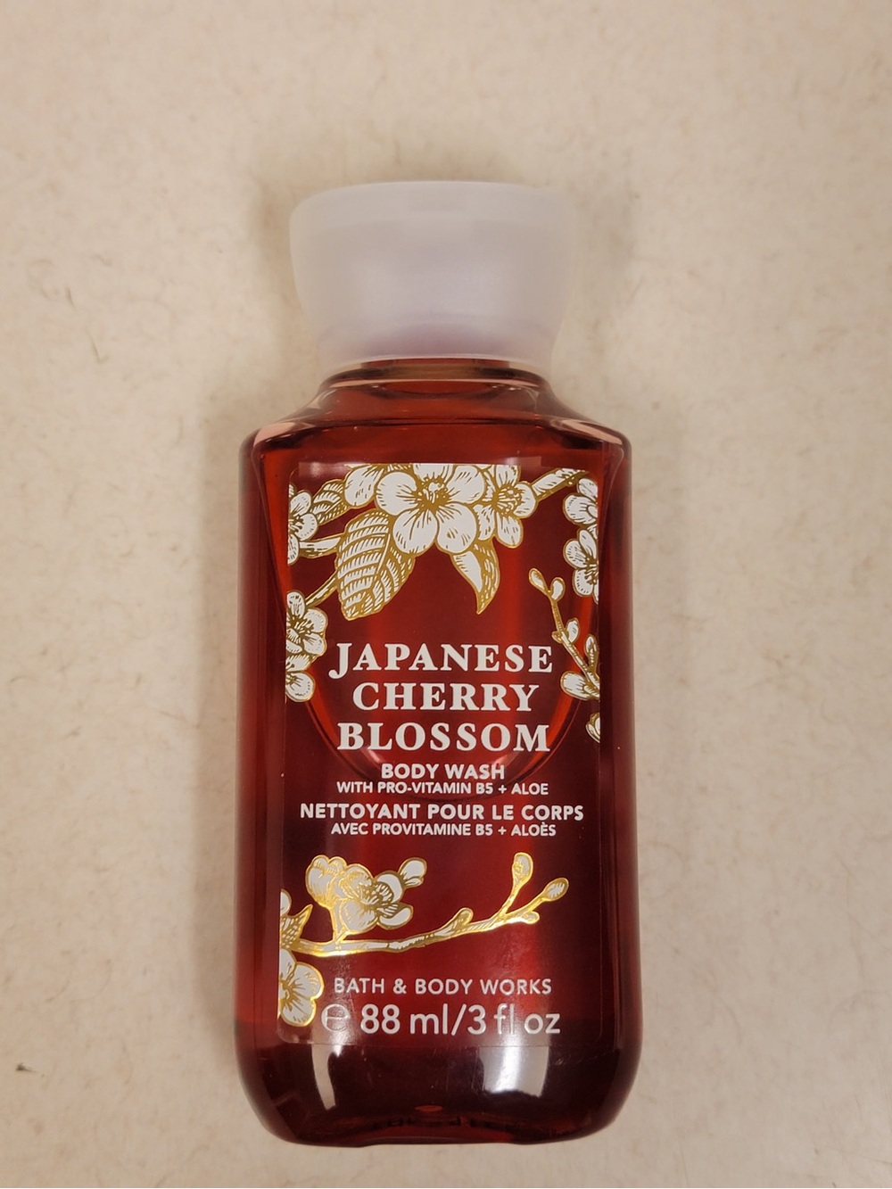 Bath & Body Works Japanese Cherry Blossom Body Wash - Travel Size 3 oz.